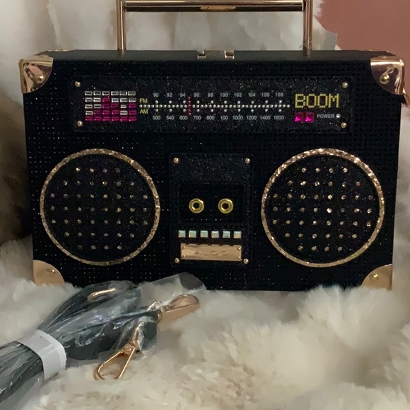 ALDO EMBELLISHED BOOMBOX Purse - Picture 8 of 14